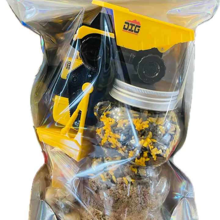 Little Builders Sensory Rice and Kinetic Sand Kit